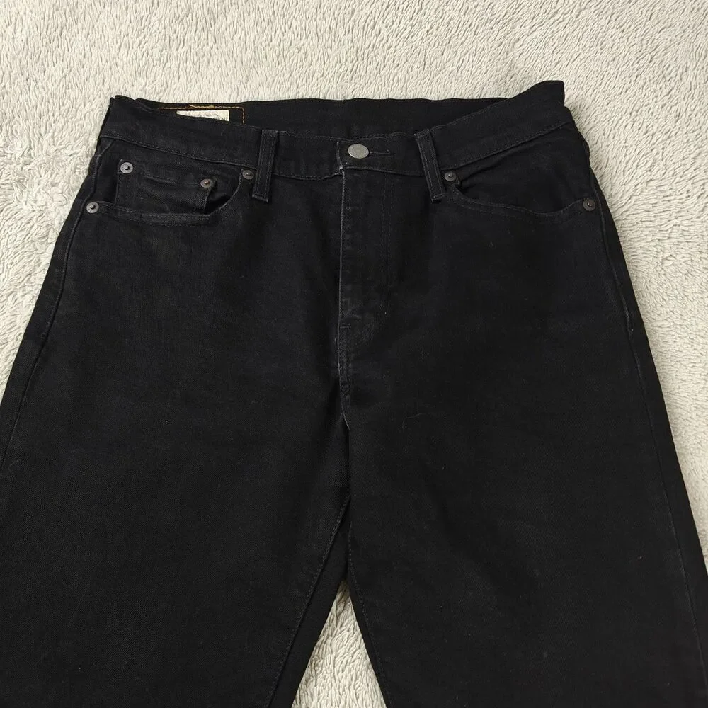 Levi's 502 Black Jeans Men's 30x32 Slim Fit